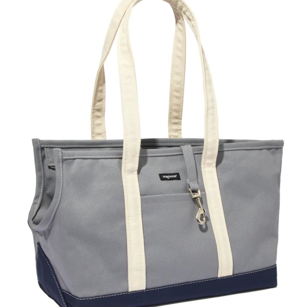 Wagwear Tri-Color Boat Canvas Dog Carrier